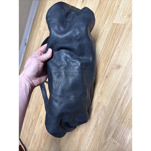 Still Nordic Leather Tote Bag Black Crossbody Shoulder Bag - Picture 8 of 10